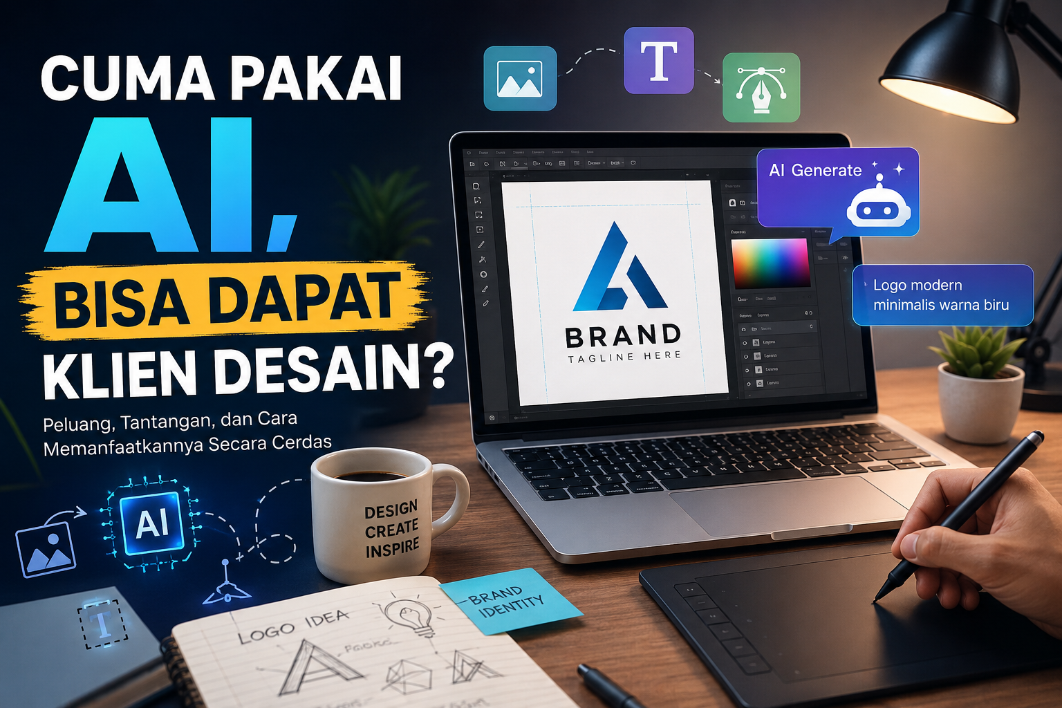 Cuma Pakai AI, Bisa Dapat Klien Desain? Mari Kita Cari Tau